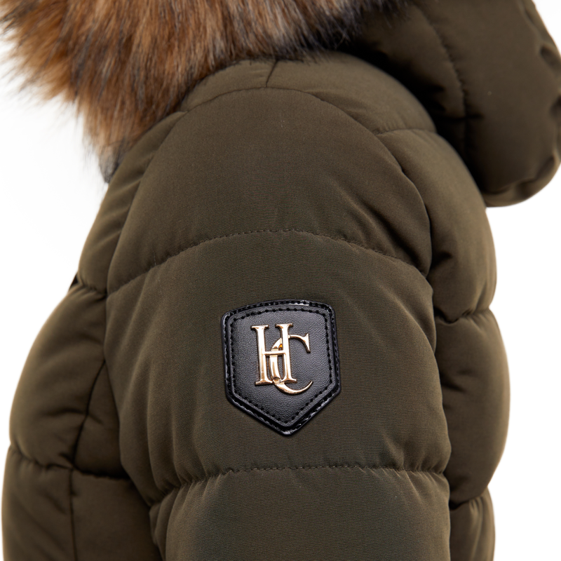 Holland Cooper Stoneleigh Longline Coat - Khaki-11